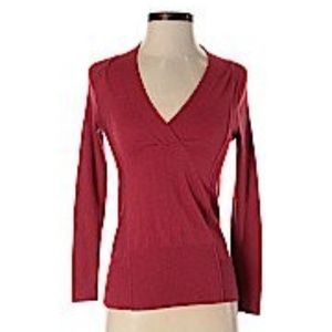 Ann Taylor LOFT Red Petite Sweater